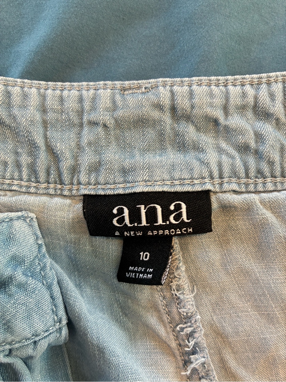 Blue Beachy Wide Leg Pants Baggy - Picture 9 of 11